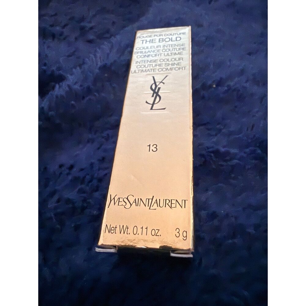 NIB Yves St Laurent Rouge Pur Couture The Bold Lipstick # 13 Nude Era - Picture 6 of 10